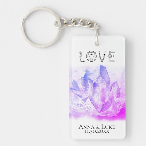 *~* &quot;LOVE&quot;  Crystals Events Weddings SWAG Keychain