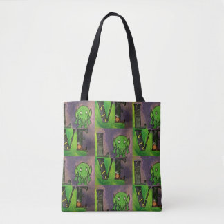 LOVE Cthulhu Repeating Tote