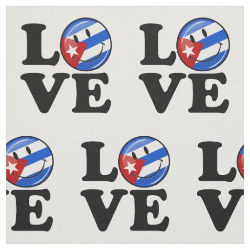 Love Cuban Style Fabric