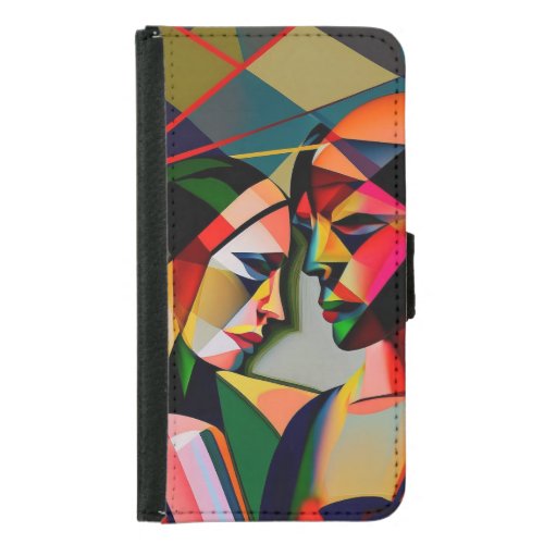 Love cubism 4 samsung galaxy s5 wallet case