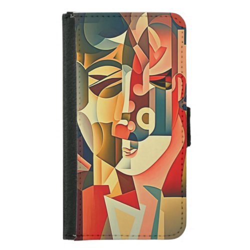 Love Cubisme Samsung Galaxy S5 Wallet Case
