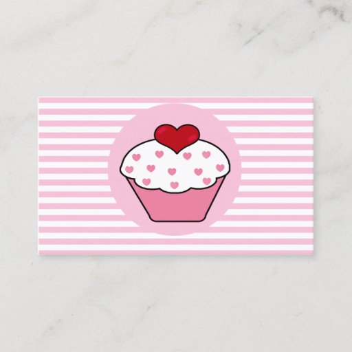 Customizable cupcake business Cards