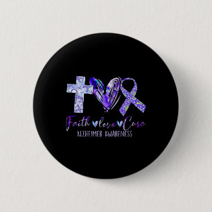 Love Cure Alzheimerheimer Button