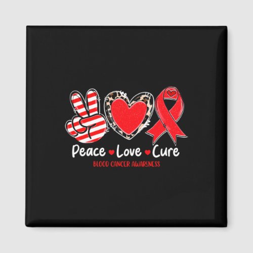 Love Cure Blood Cancer Awareness Support 1  Magnet