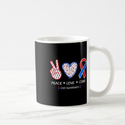 Love Cure Chd Heart Disease Awareness Men Women Ki Coffee Mug