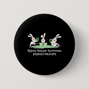 Love Cure Green Ribbon Kidney Disease Awareness Ea Button