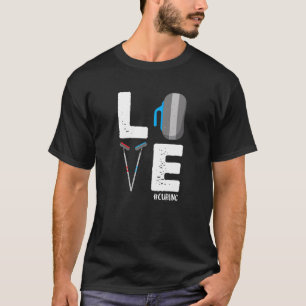 Love Curling  Cute Curling Player T-Shirt