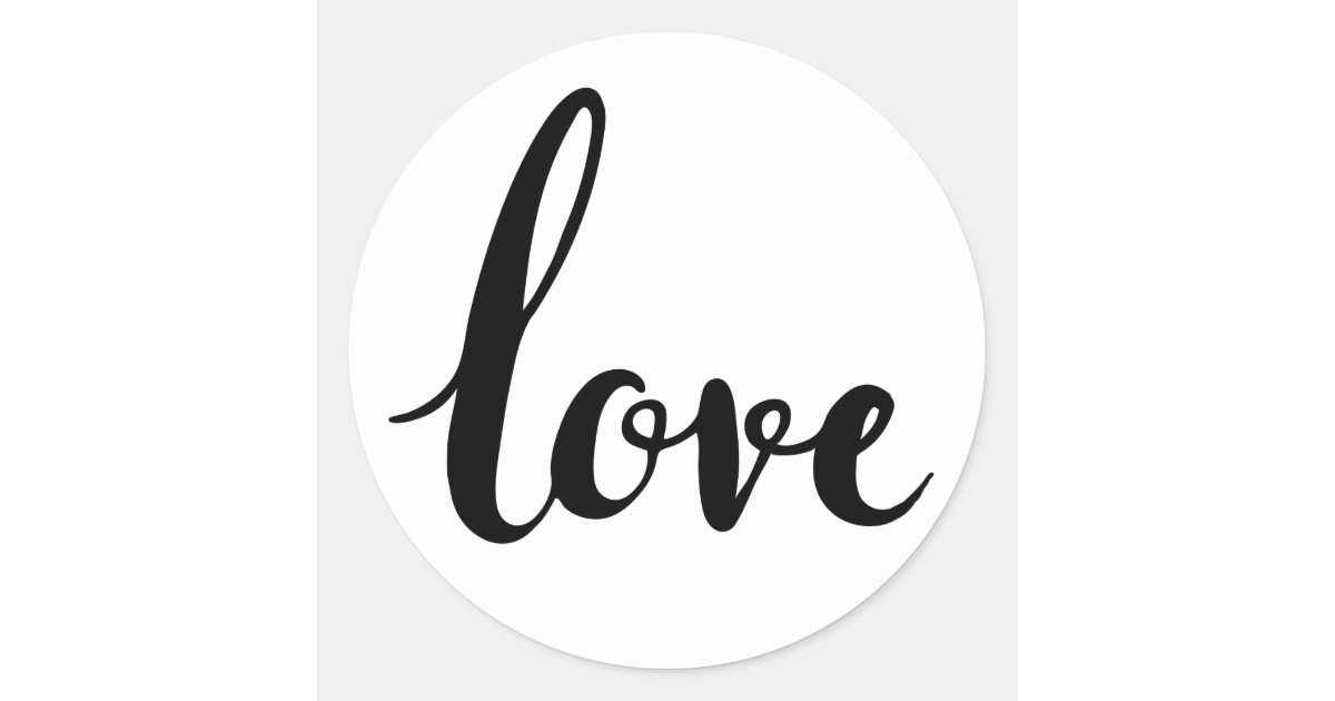 love in cursive