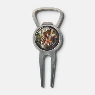 'Love' Custom couple photo Divot Tool