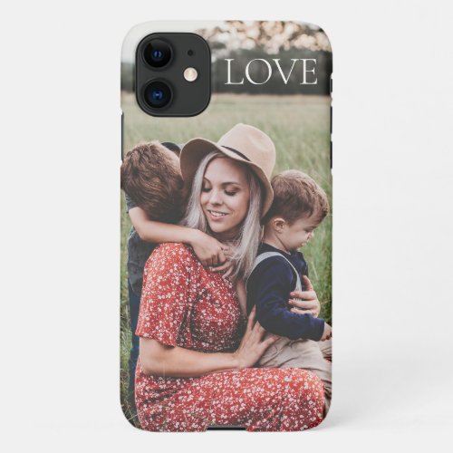 Love Customer specific modern photo  iPhone 11 Case