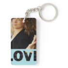 Love Cut Outs Blue Customized Photo