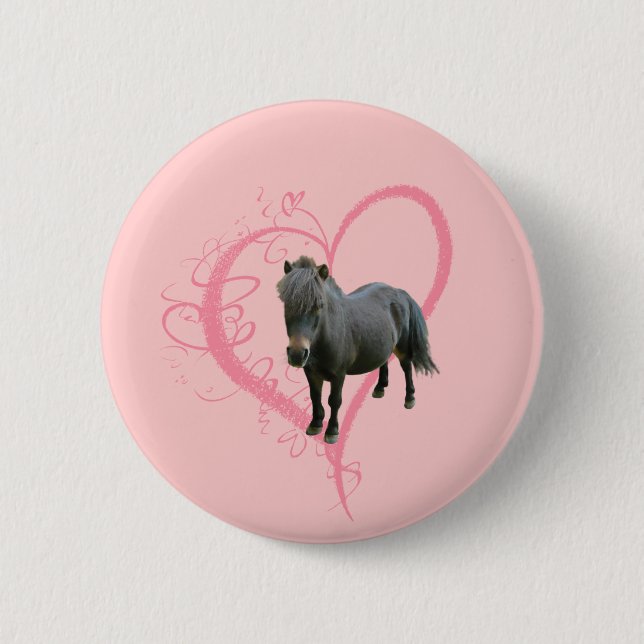 Love Cute Pony Button (Front)