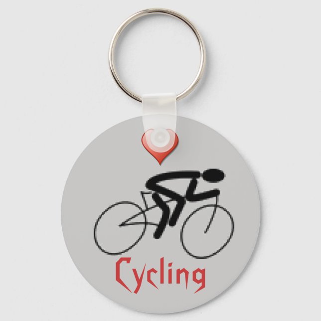 Love Cycling Keychain (Front)
