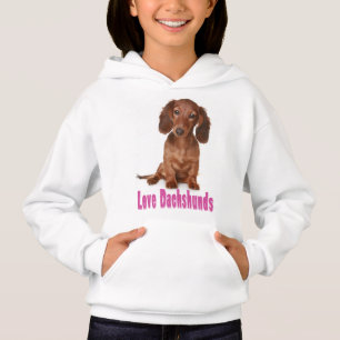 Love Dachshund Puppy Dog Sweatshirt