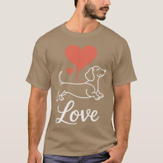 Love Dachshund Wiener Dog Lover Petrainer Breeder T-Shirt