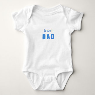 Love Dad Baby Boy Bodysuit