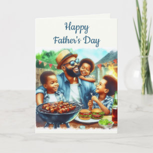 Love Dad Happy Father's Day Folded Greeting Card