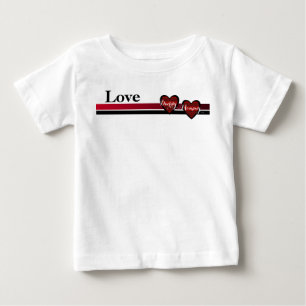 Love Daddy-Mommy Baby T-Shirt