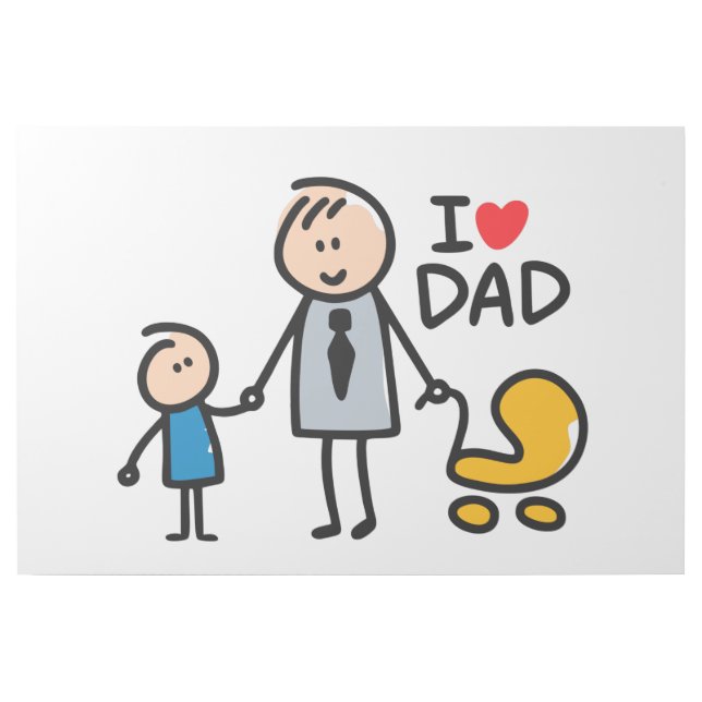 Love Daddy print (Front)