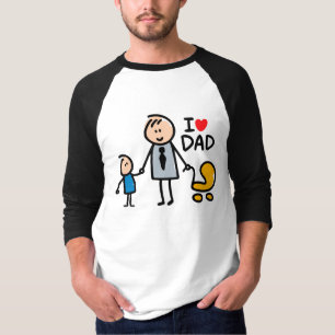 Love Daddy print T-Shirt