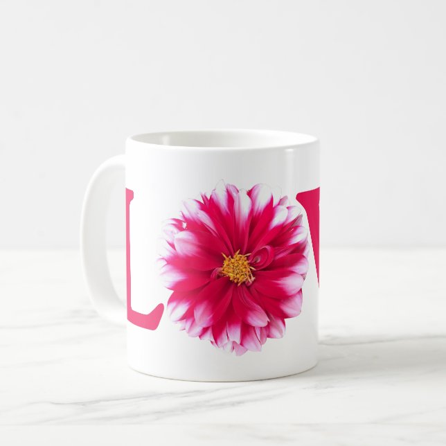 Love Dahlia Coffee Mug (Front Left)
