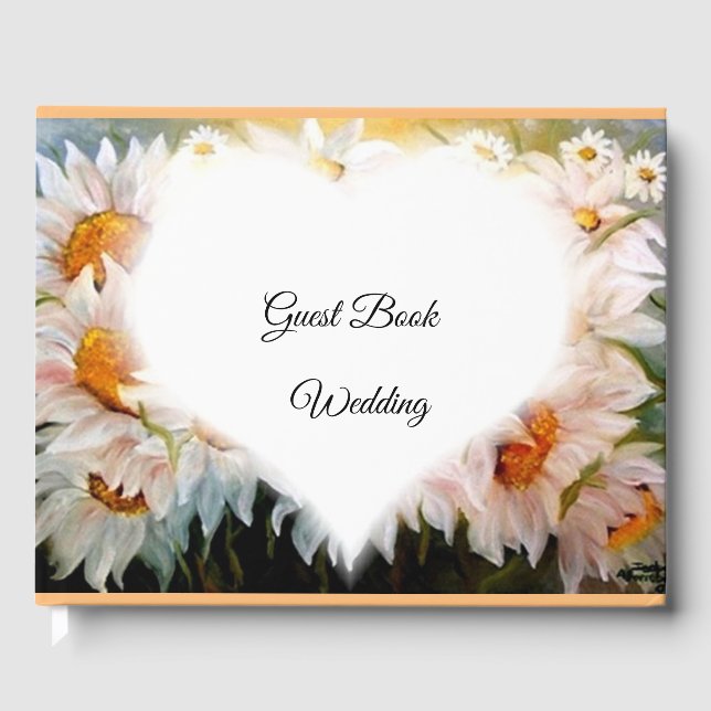 Love Daisies Guest Book (Front)