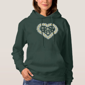 Love Daisy Flowers Hoodie