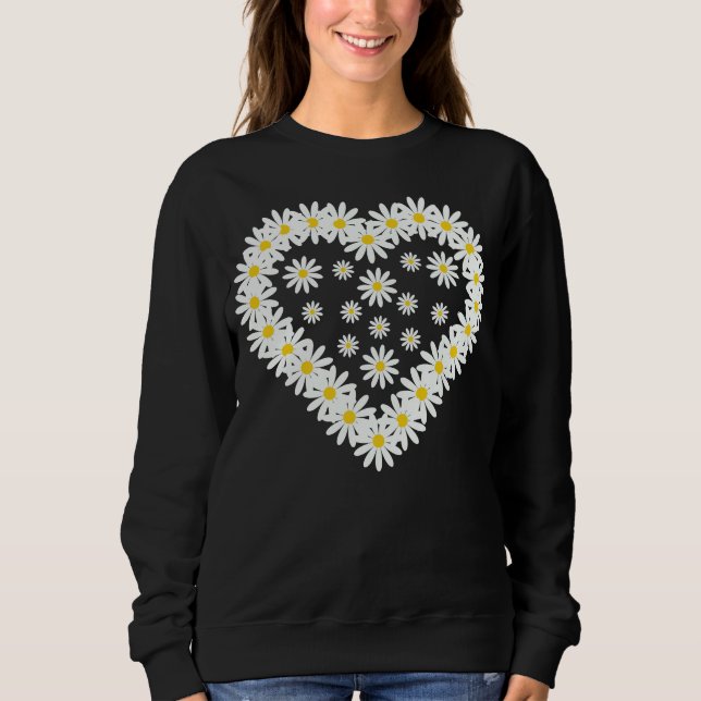 Love Daisy Flowers Sweatshirt (Front)