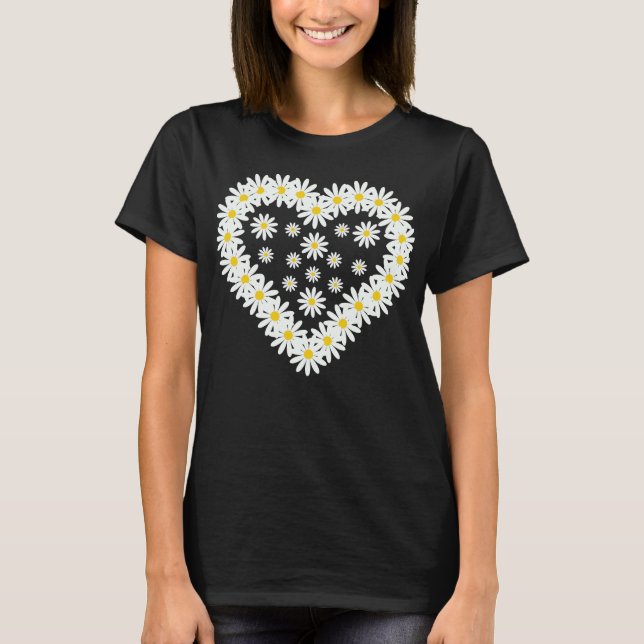 Love Daisy Flowers T-Shirt (Front)