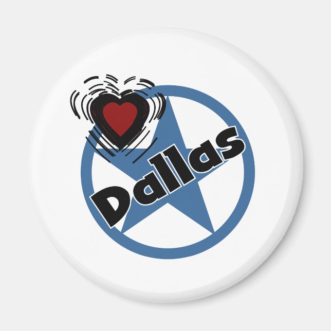 Love Dallas Magnet (Front)