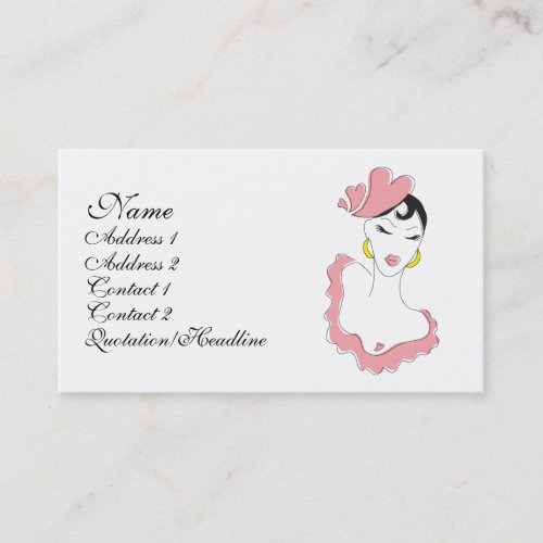 love dance. business cards