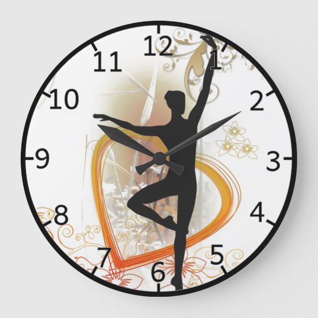 love dance large clock (Front)