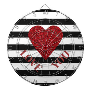 Love Dartboard With Darts