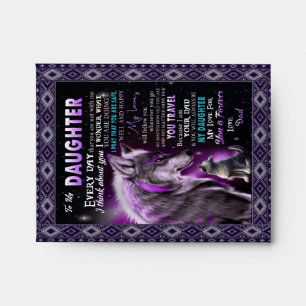 Love Daughter Letter To My Daughter Love For You Envelope