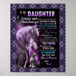 Love Daughter | Letter To My Daughter Love For You Poster<br><div class="desc">Love Daughter | To My Daughter My Love For You Is Forever Love From Dad</div>