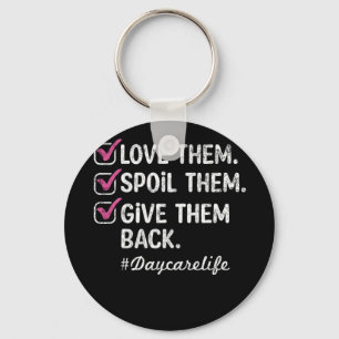 Love Daycare Provider Childcare Appreciation Keychain
