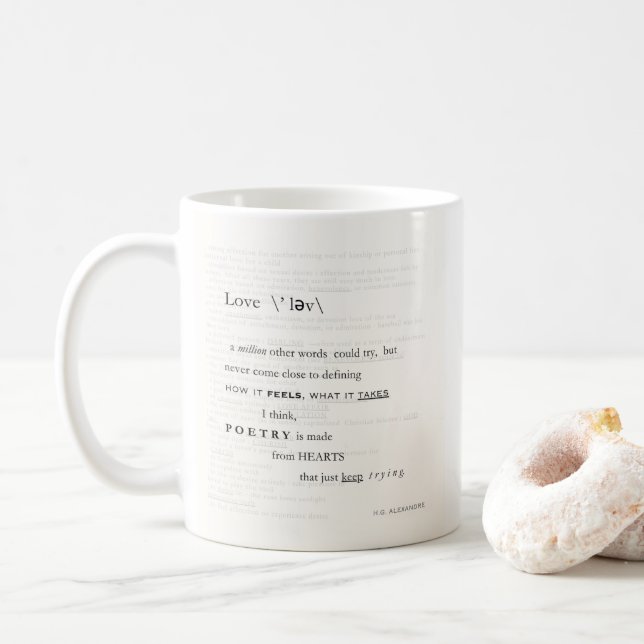 Love Defined Mug (With Donut)