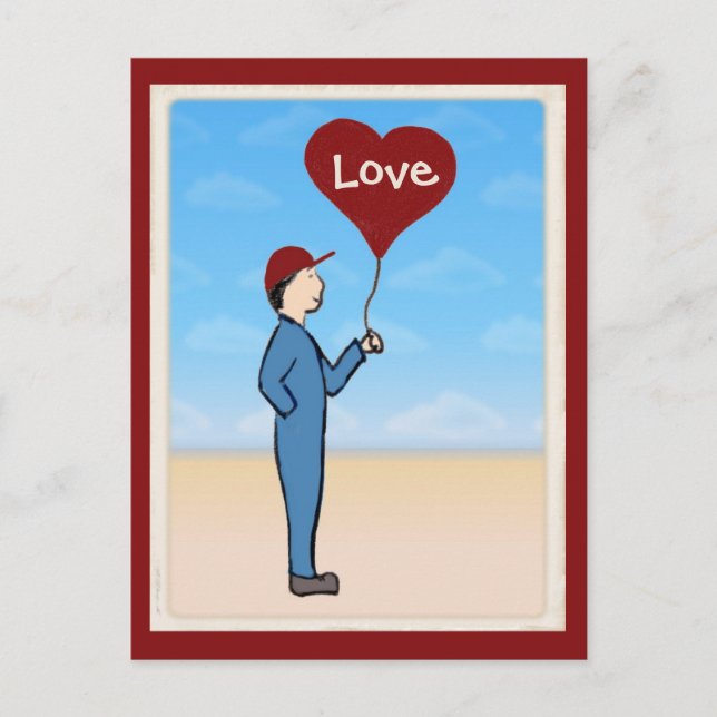 Love Delivery Customizable Postcard (Front)