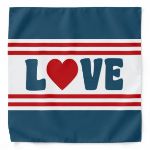 Love design bandana