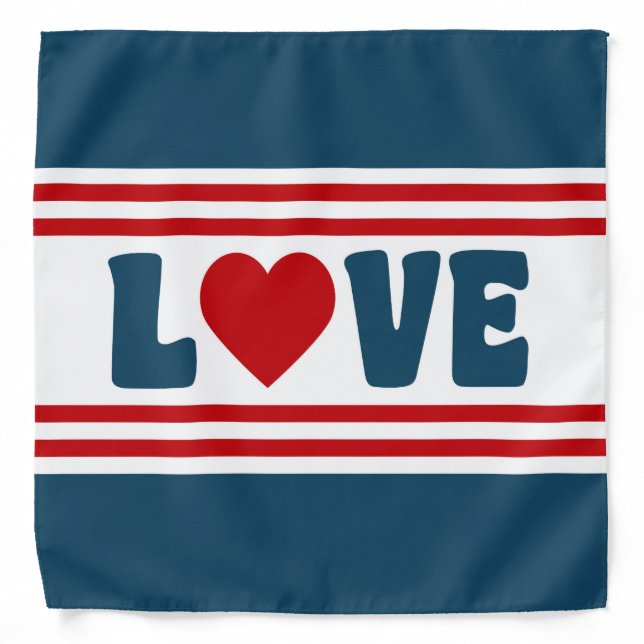 Love design bandana (Front)