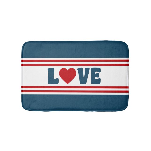 Love design bathroom mat (Front)