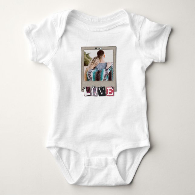 Love  Design cute  Baby Bodysuit (Front)
