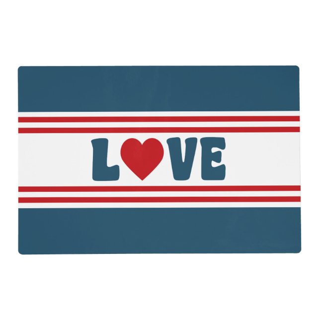 Love design placemat (Front)