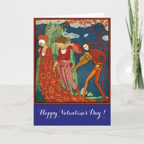 LOVE DESIRE AND DEATH Valentines Day Holiday Card