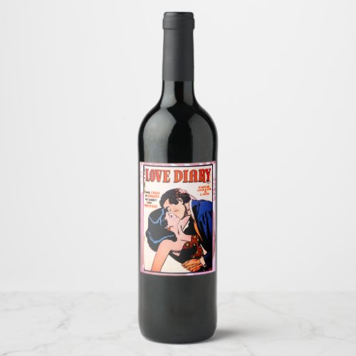 Love Diary 33 Wine Label