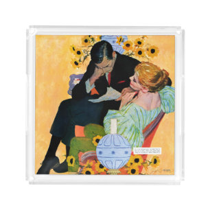Love Dies Slowly Acrylic Tray