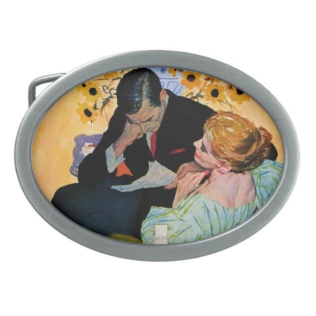 Love Dies Slowly Belt Buckle (Front)