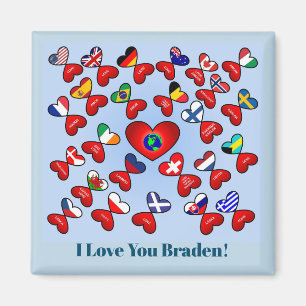 Love Different Languages Around the World Magnet