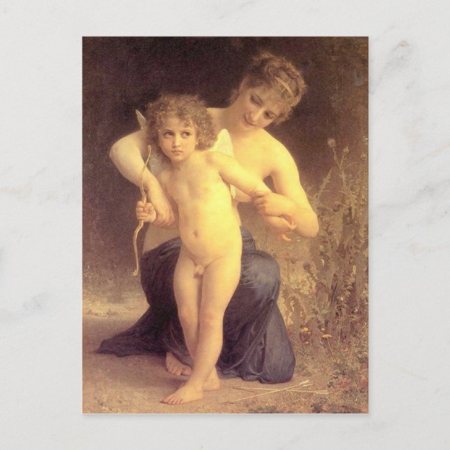 Love disarmed - Bouguereau Postcard (Front)