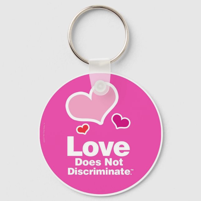 Love Does Not Discriminate Keychain (Front)